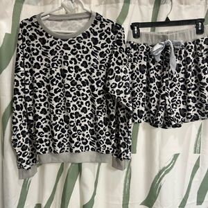 Leopard Print Lounge Set